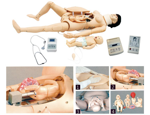 JY/F55高級分娩與母子急救模拟人