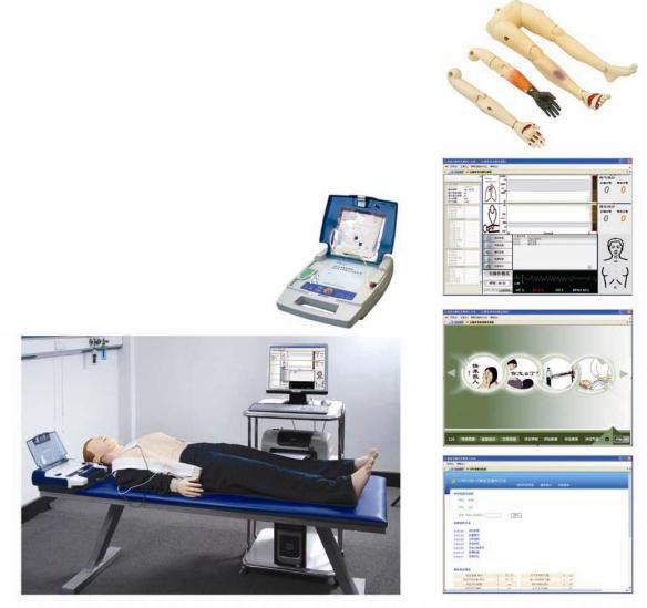 高級心肺複蘇、AED除顫模拟人（計算機控制、三合一組合）GD/BLS10600本産品提供基本生命體征的多媒體課件教學，适用于緊急救護中心、醫院、醫學院、衛校進行訓練和考核。