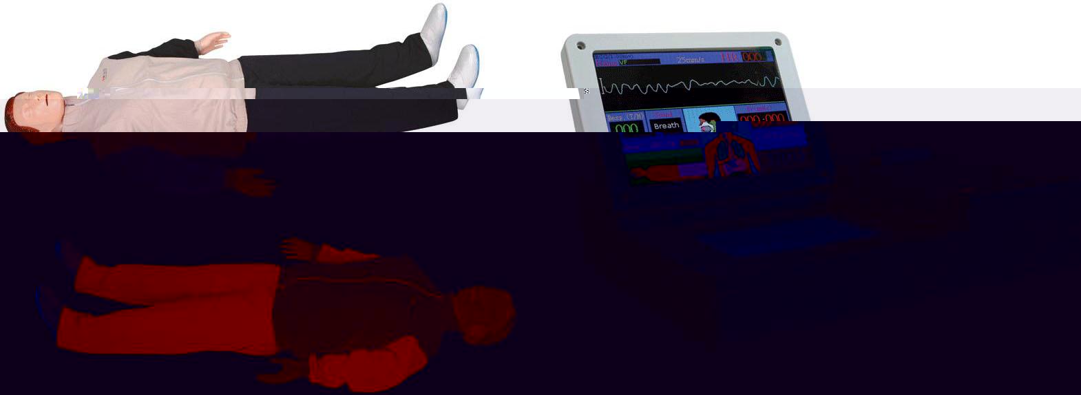 高級自動電腦心肺複蘇模拟人（大屏幕液晶彩顯、IC卡管理軟件）該産品在GD/CPR10400的基礎上，功能全面升級，大屏彩晶顯示，更加生動形象，結合2010國際心肺複蘇标準，強化胸外按壓的重要性，使用新一代材料，更加符合現實臨床CPR操作要求。